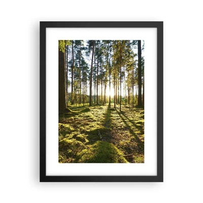 Póster en marco negro - ...Más allá de los siete bosques - 30x40 cm