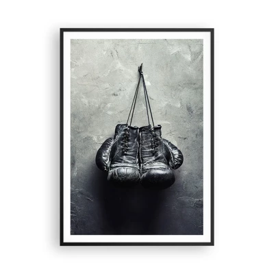 Póster en marco negro - Tiempo de lucha y tiempo de paz - 70x100 cm