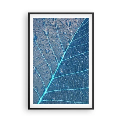 Póster en marco negro - Vida en el azul - 61x91 cm