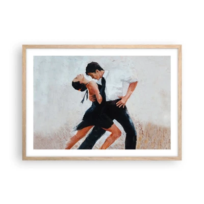 Póster en marco roble claro - El tango de mis sueños - 70x50 cm