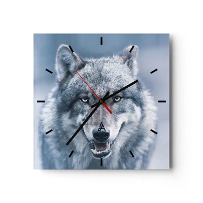 Reloj de pared - Reloj de vidrio - ¿Aceptarás el reto? - 30x30 cm