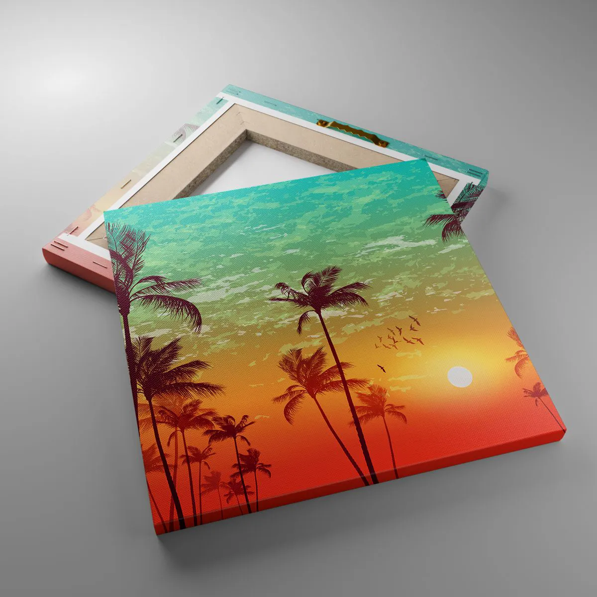 Cuadro sobre lienzo 30x30 cm - Ambientes tropicales - Arttor - Tienda con  decoraciones de pared