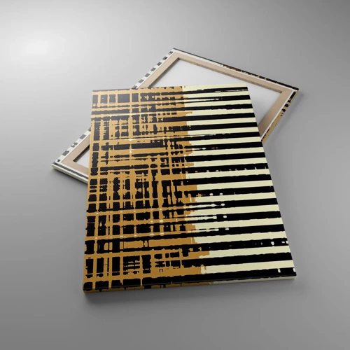 Cuadro sobre lienzo - Impresión de Imagen - Abstracción arquitectónica - 70x100 cm