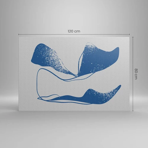 Cuadro sobre lienzo - Impresión de Imagen - Abstracción con alas - 120x80 cm
