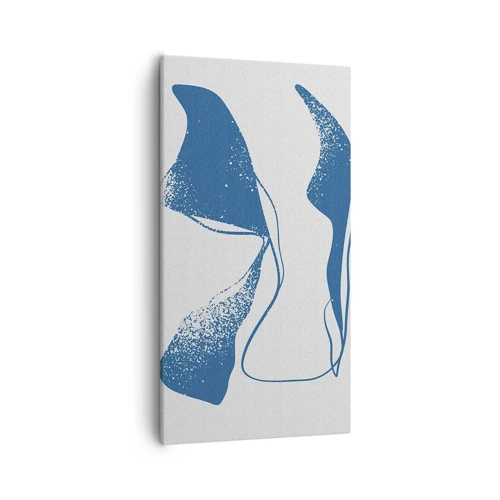 Cuadro sobre lienzo - Impresión de Imagen - Abstracción con alas - 55x100 cm