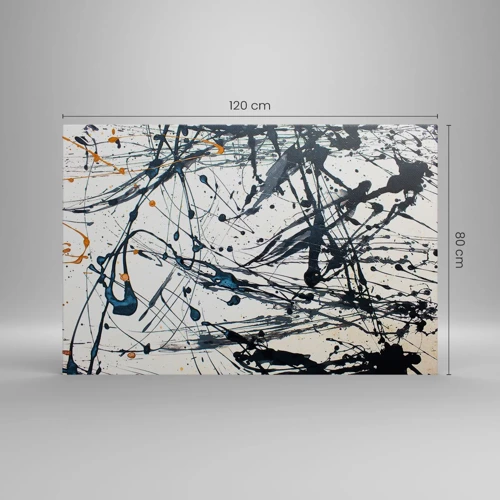 Cuadro sobre lienzo - Impresión de Imagen - Abstracción expresionista - 120x80 cm