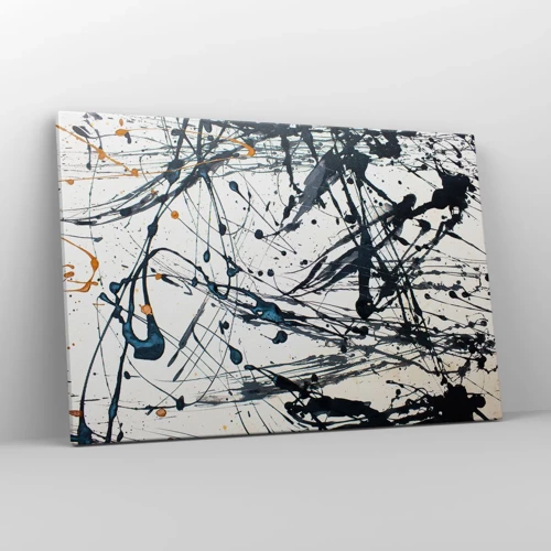 Cuadro sobre lienzo - Impresión de Imagen - Abstracción expresionista - 120x80 cm