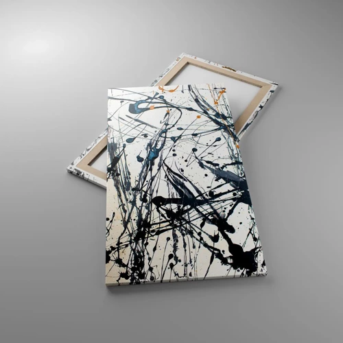 Cuadro sobre lienzo - Impresión de Imagen - Abstracción expresionista - 55x100 cm