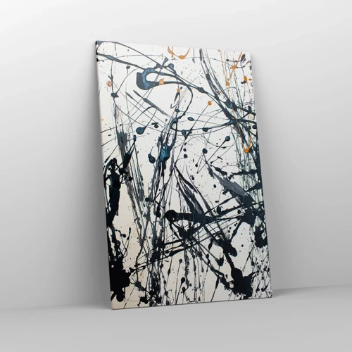 Cuadro sobre lienzo - Impresión de Imagen - Abstracción expresionista - 80x120 cm