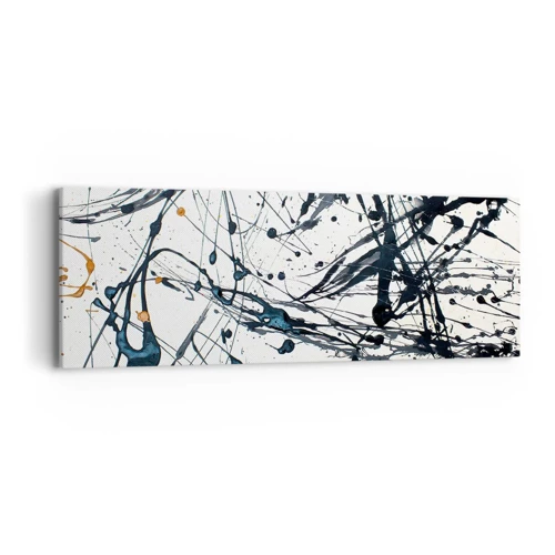 Cuadro sobre lienzo - Impresión de Imagen - Abstracción expresionista - 90x30 cm