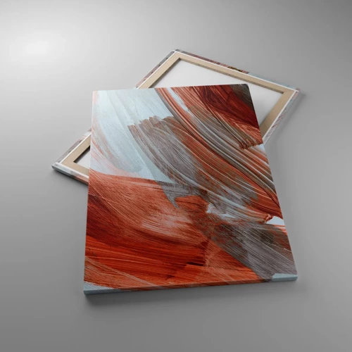 Cuadro sobre lienzo - Impresión de Imagen - Abstracción otoñal y ventosa - 70x100 cm