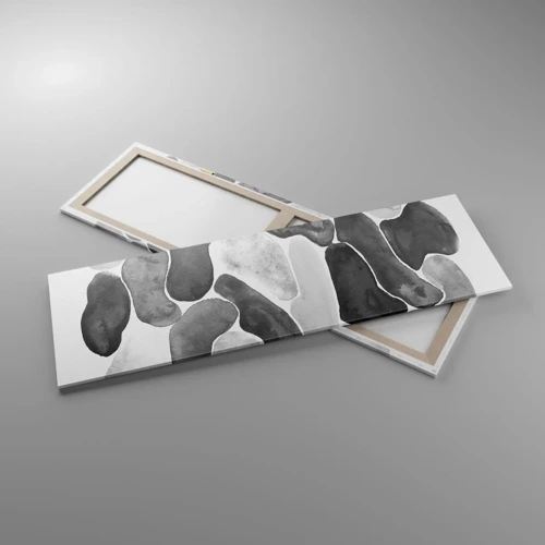 Cuadro sobre lienzo - Impresión de Imagen - Abstracción pétrea - 160x50 cm