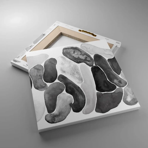 Cuadro sobre lienzo - Impresión de Imagen - Abstracción pétrea - 30x30 cm