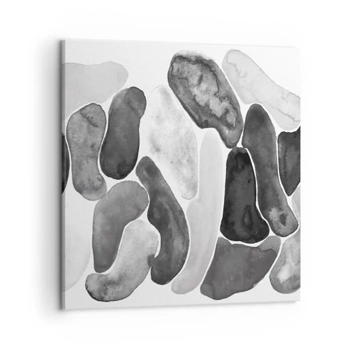 Cuadro sobre lienzo - Impresión de Imagen - Abstracción pétrea - 50x50 cm