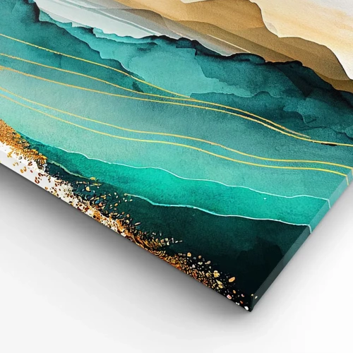 Cuadro sobre lienzo - Impresión de Imagen - Al borde de la abstracción - paisaje - 80x120 cm