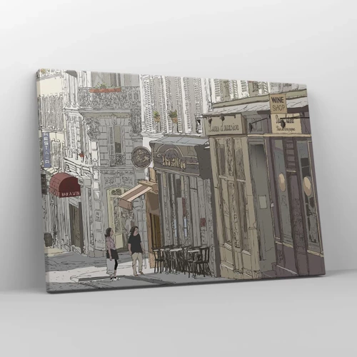 Cuadro sobre lienzo - Impresión de Imagen - Alegrías urbanas - 70x50 cm