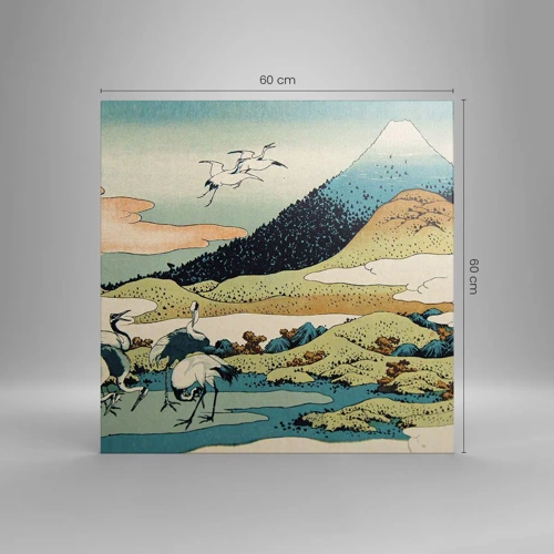 Cuadro sobre lienzo - Impresión de Imagen - Alma japonesa - 60x60 cm