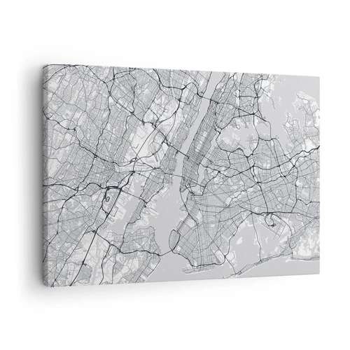 Cuadro sobre lienzo - Impresión de Imagen - Anatomía de una metrópolis - 70x50 cm