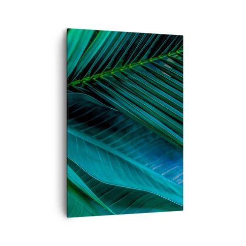 Cuadro sobre lienzo - Impresión de Imagen - Anatomía del verde - 70x100 cm