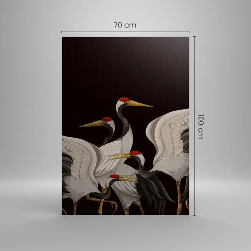Cuadro sobre lienzo - Impresión de Imagen - Asuntos de aves - 70x100 cm