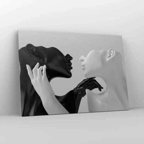 Cuadro sobre lienzo - Impresión de Imagen - Atracción - deseo - 100x70 cm