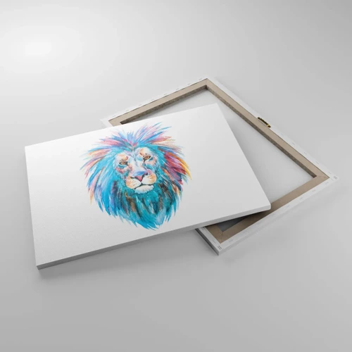 Cuadro sobre lienzo - Impresión de Imagen - Aura electrizante - 70x50 cm