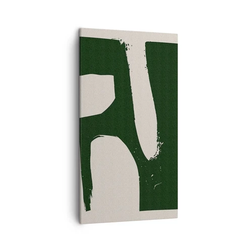 Cuadro sobre lienzo - Impresión de Imagen - Bahías de blanco - 45x80 cm