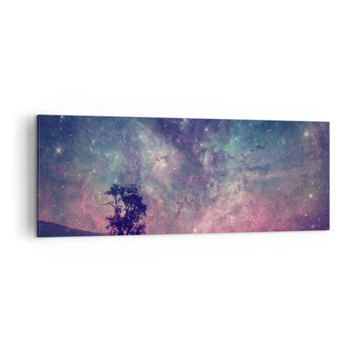 Cuadro sobre lienzo - Impresión de Imagen - Bajo un cielo mágico - 140x50 cm