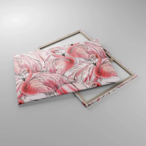 Cuadro sobre lienzo - Impresión de Imagen - Ballet de aves - 120x80 cm