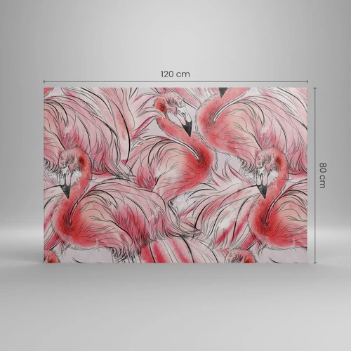 Cuadro sobre lienzo - Impresión de Imagen - Ballet de aves - 120x80 cm
