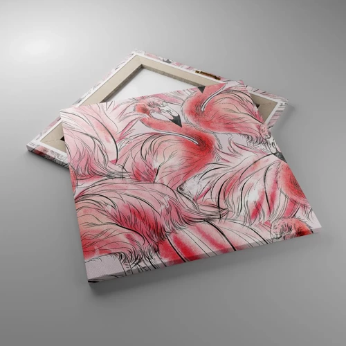 Cuadro sobre lienzo - Impresión de Imagen - Ballet de aves - 50x50 cm