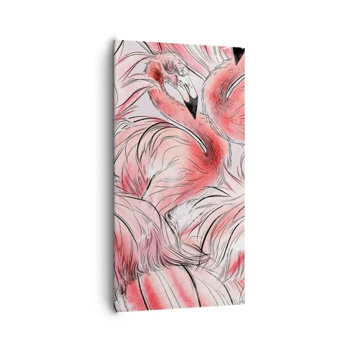 Cuadro sobre lienzo - Impresión de Imagen - Ballet de aves - 65x120 cm