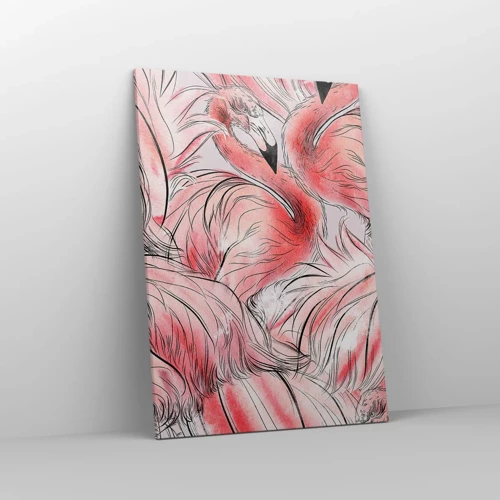Cuadro sobre lienzo - Impresión de Imagen - Ballet de aves - 70x100 cm