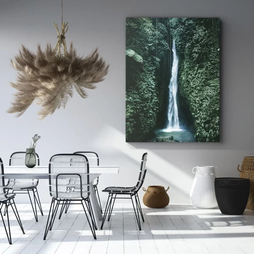 Cuadro sobre lienzo - Impresión de Imagen - Balneario tropical - 50x70 cm