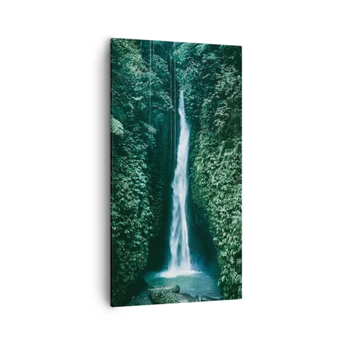 Cuadro sobre lienzo - Impresión de Imagen - Balneario tropical - 55x100 cm