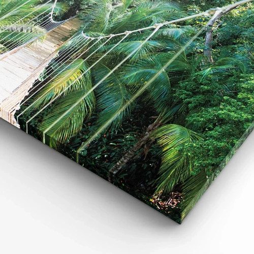 Cuadro sobre lienzo - Impresión de Imagen - ¡Bienvenido a la selva! - 50x70 cm