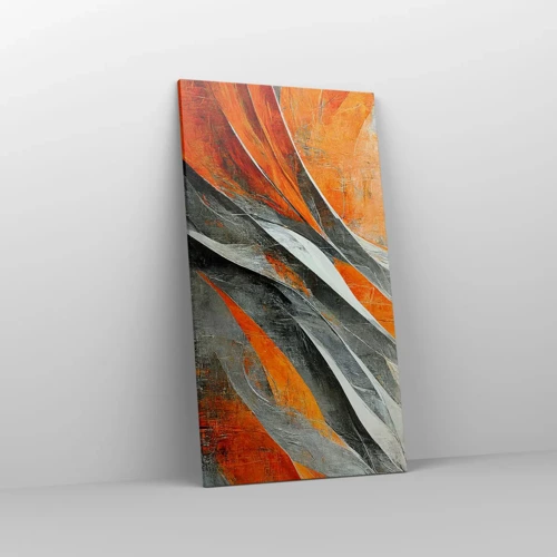 Cuadro sobre lienzo - Impresión de Imagen - Calor y frío - 55x100 cm