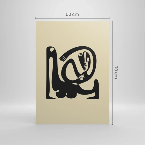 Cuadro sobre lienzo - Impresión de Imagen - Casi Picasso - 50x70 cm