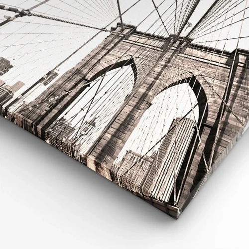 Cuadro sobre lienzo - Impresión de Imagen - Catedral de Nueva York - 65x120 cm