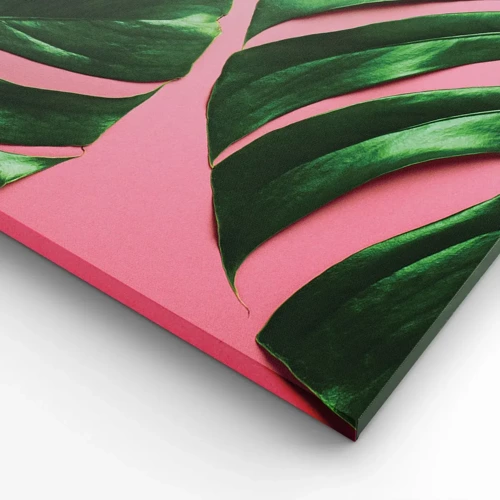 Cuadro sobre lienzo - Impresión de Imagen - Cita con el verde - 40x40 cm