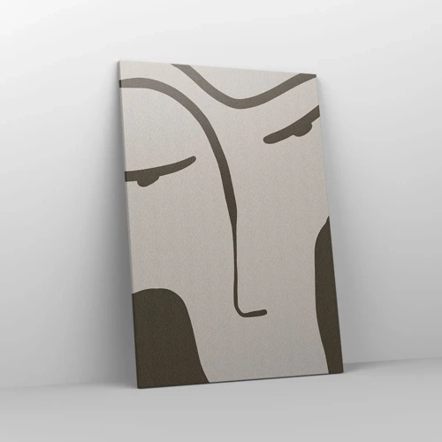 Cuadro sobre lienzo - Impresión de Imagen - Como salido de un cuadro de Modigliani - 70x100 cm