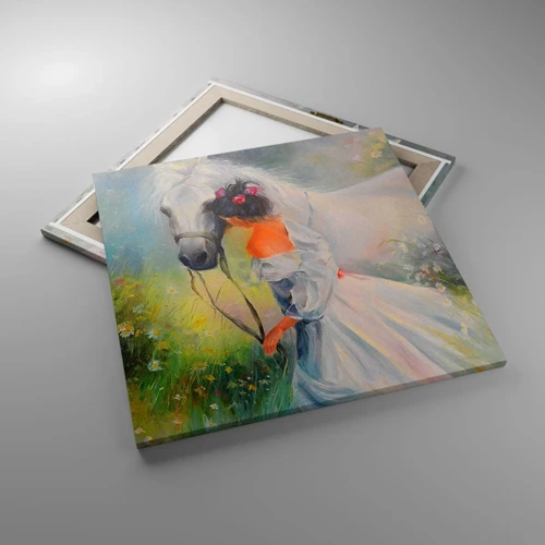 Cuadro sobre lienzo - Impresión de Imagen - Como si de un hermoso sueño se tratara - 60x60 cm