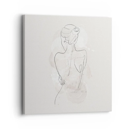 Cuadro sobre lienzo - Impresión de Imagen - Como un cuerpo sensible - 30x30 cm