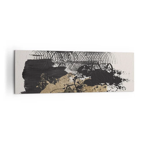 Cuadro sobre lienzo - Impresión de Imagen - Composición con pasión - 160x50 cm