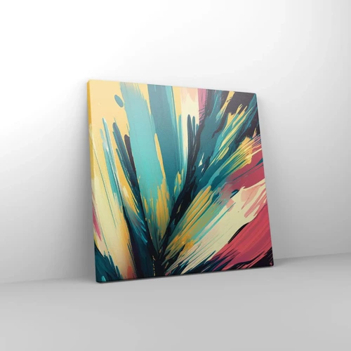 Cuadro sobre lienzo - Impresión de Imagen - Composición - una explosión de alegría - 30x30 cm