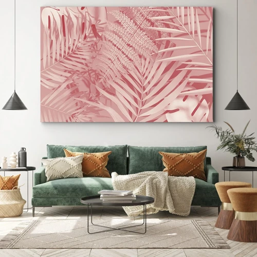 Cuadro sobre lienzo - Impresión de Imagen - Concepto rosa - 70x50 cm