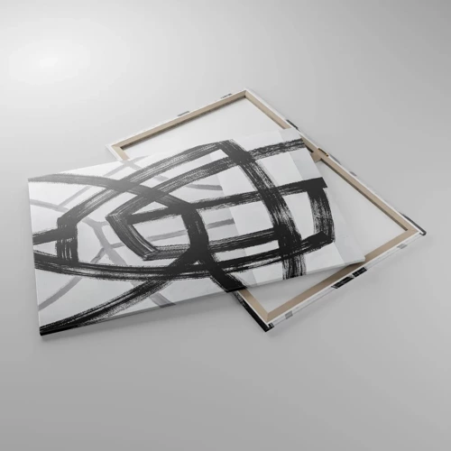 Cuadro sobre lienzo - Impresión de Imagen - Construir profundidad - 100x70 cm