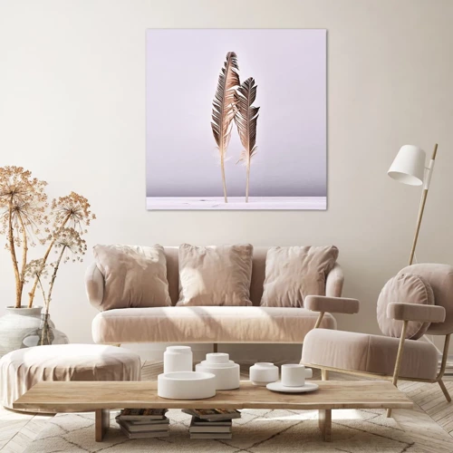 Cuadro sobre lienzo - Impresión de Imagen - Contra la nada - 60x60 cm