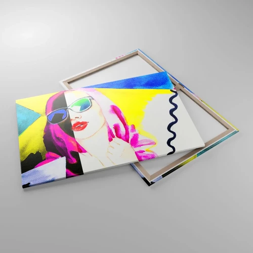 Cuadro sobre lienzo - Impresión de Imagen - Contrastes - 100x70 cm