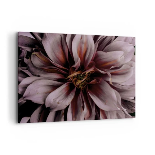 Cuadro sobre lienzo - Impresión de Imagen - Corazón floral - 100x70 cm
